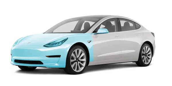 full front vehicle paint protection film PPF installation